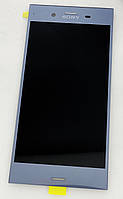 Дисплей (екран) для Sony G8341 Xperia XZ1/G8342 + тачскрин, синій, Moonlit Blue