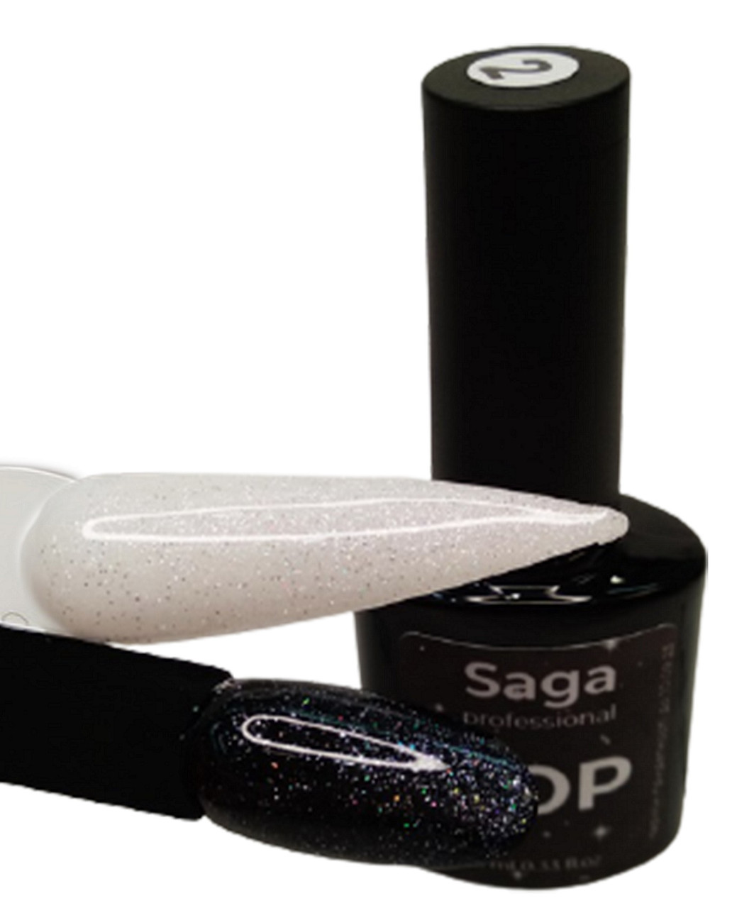 Топ для гель-лаку Saga №02 без липкого шару 8мл
