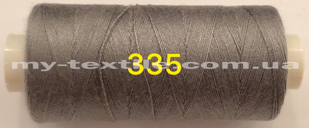 Швейна Нитка 40s/2 400 ярдів Kiwi №335 Сіро-бежевий, фото 1