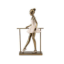 Декоративна статуетка "Балерина біля верстата" 26х15х9,5 см (полістоун)