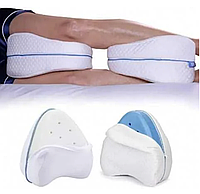 Ортопедическая подушка для ног и коленей Contour Leg Pillow анатомическая с эффектом памяти гипоаллергенная