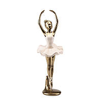 Декоративна статуетка "Танець балерини" 41х12.5х13 см (полістоун)