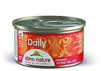 Almo Nature (Альмо Натюр) Daily Menu консервы для кошек Cat кусочки в соусе (с говядиной)