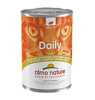 Almo Nature (Альмо Натюр) Daily Menu консервы для кошек Cat кусочки в соусе (с говядиной) 400 гр