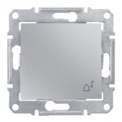 Вимикач Schneider-Electric Sedna Кнопка алюміній ( SDN0700160 )
