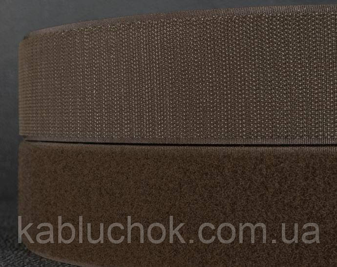 Липучка 50 мм коричнева, фото 1
