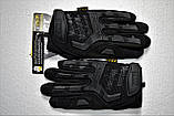 Тактичні рукавички Mechanix M-Pact Impact колір чорний розмір XL, фото 4