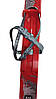 Набір лижний дитячий GORKA 90 см (лижі +кріплення+ палки) червоний, фото 3