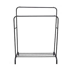 Подвійна стійка для одягу Double floor Hanger Чорна