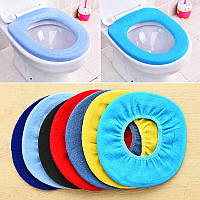 Чохол-накладка, утеплювач на сидінні унітазу на гумці