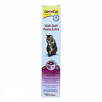 GimCat Malt-Soft Extra 50г - паста для выведения шерсти для кошек