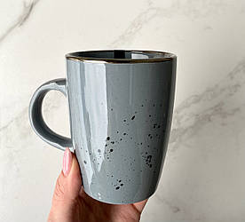 Чашка керамічна сіра Ardesto Grey 360 мл AR2936GREY