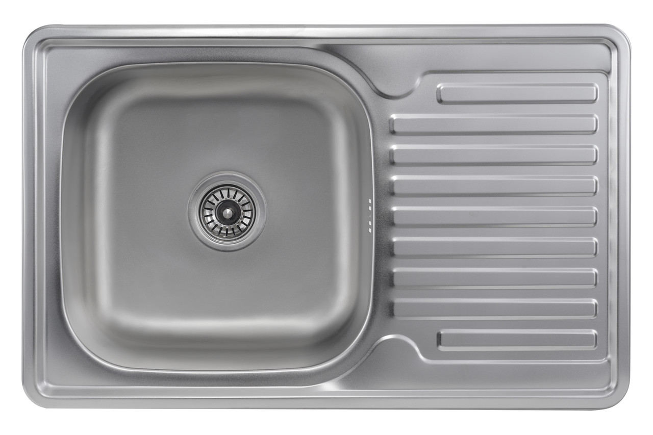 Прямокутна кухонна мийка Platinum 7850 MicroDecor 0,8 мм