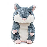 Інтерактивна іграшка говорить хом'як - повторюшка м'яка іграшка, фото 3