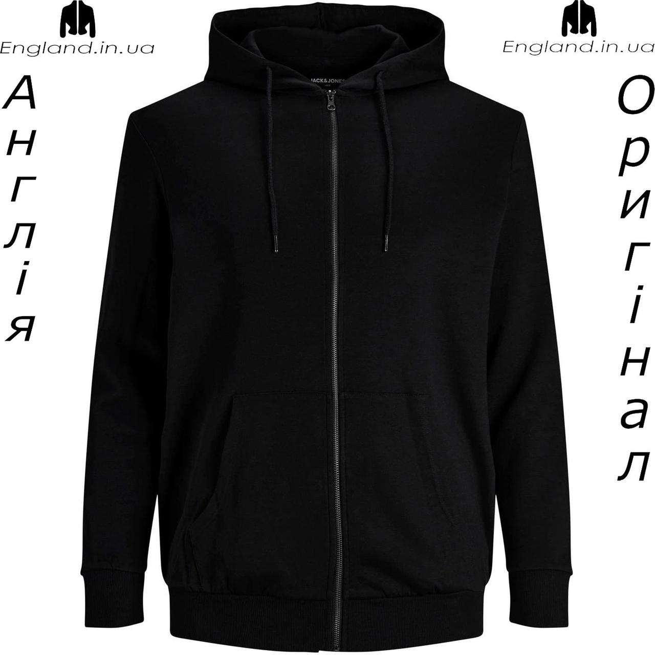 Кофта худі чоловіча Jack & Jones (Джек енд Джонс) з Англії - великих розмірів