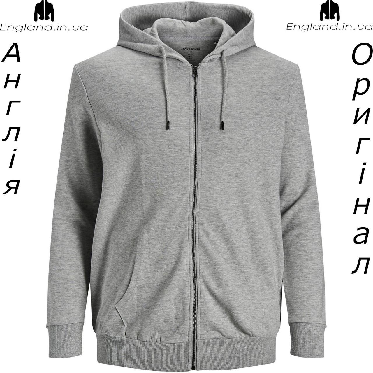 Кофта худі чоловіча Jack & Jones (Джек енд Джонс) з Англії - великих розмірів, фото 1
