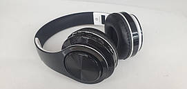 Бездротові накладні Bluetooth навушники з роз'ємом для SD-карти і Радіо D-422 Чорно-білий