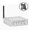 Усилитель звука Fosi Audio BT30D white. Bluetooth 5.0, 2x50W+100W, фото 2