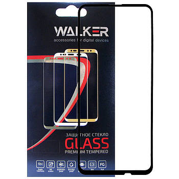 Захисне скло Walker 3D Full Glue для Honor 9X / 9X Pro Black