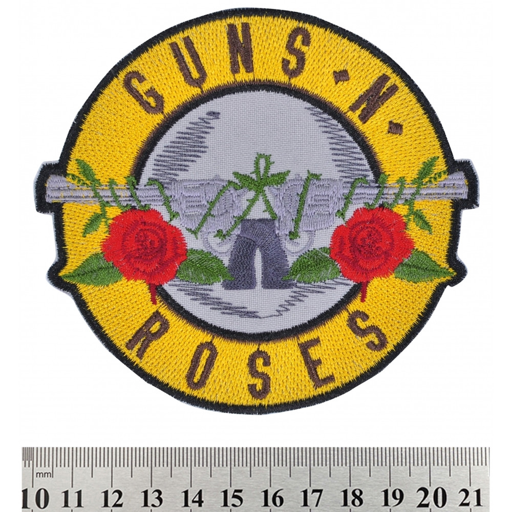 Нашивка guns'n'roses (жовте лого)