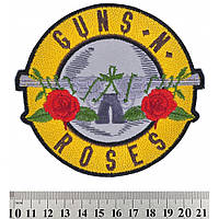 Нашивка Guns'n'Roses (жёлтое лого)
