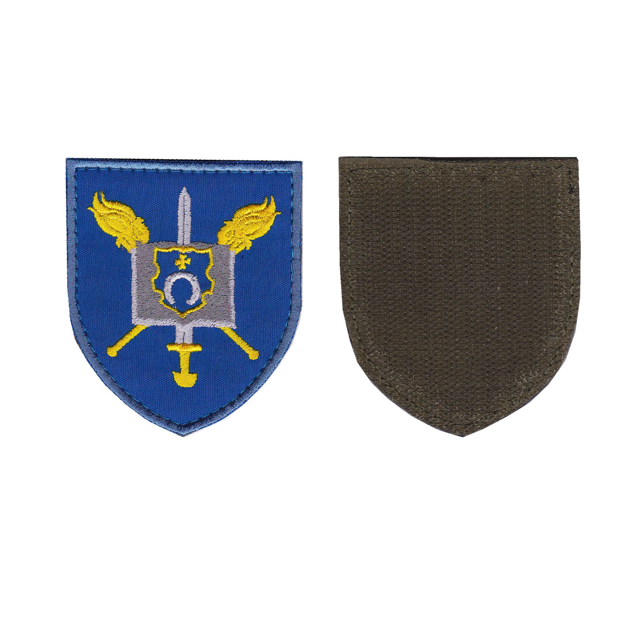 Шеврон військовий / армійський, Київський військовий ліцей імені Івана Богуна, на липучці, ЗСУ. 8 см * 7 см