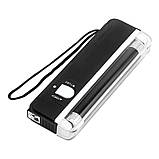 Портативний детектор валют DL-01 апарат перевірки грошей ультрафіолетова лампа для грошей, фото 3