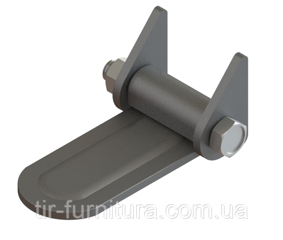 Петля бортова 121x54x4 мм, фото 1
