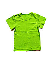 Дитяча салатова футболка оптом і в розпірку