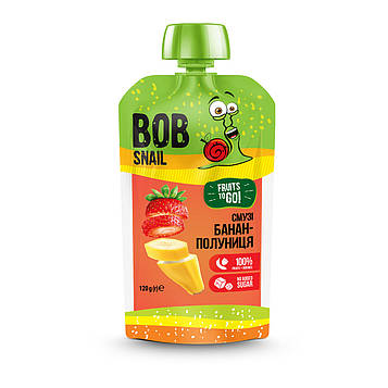 Смузі Банан - Полуниця Bob Snail, 120 г