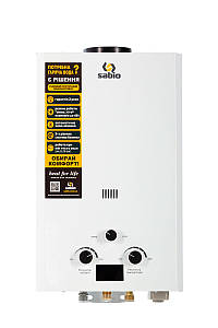Газова колонка SABIO димохідна JSD16-A21 8 л біла