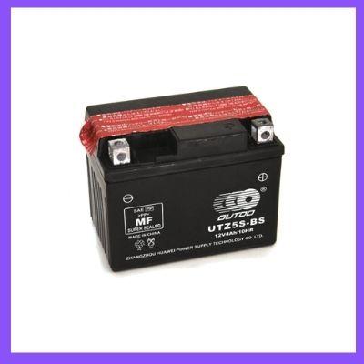 Мотоаккумулятор AGM OUTDO UTZ5S-BS, 12V 4Ah Black Q10