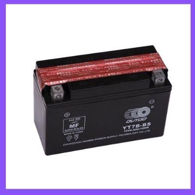 Мотоаккумулятор AGM OUTDO YT7B-BS 12V 6.5Ah Black Q6