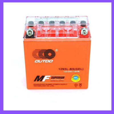Мотоакумулятор OUTDO 12N5L-BS GEL 12 V 5 Ah Orange Q10