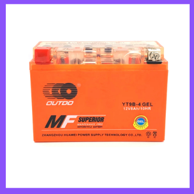 Мотоаккумулятор OUTDO GEL 12V 8Ah Orange Q8