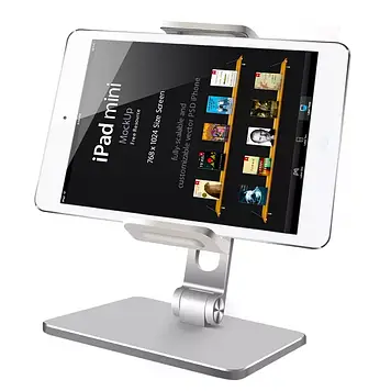 Алюмінієва підставка з держаком для планшета.