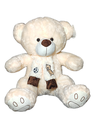 Ведмедик плюшевий Тедді в шарфі різних кольорів 110 см