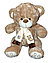 Ведмедик плюшевий Тедді в шарфі різних кольорів 110 см, фото 2