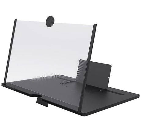 Збільшувач-підставка екрану телефону 3D Enlarged Screen 12 8022, чорна, фото 1