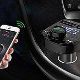 ФМ-модулятор FM трансмітер CAR X8 з Bluetooth MP3, фото 5