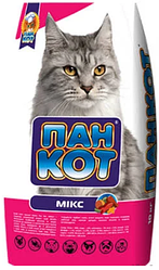 Корм для котів Пан-Кіт мікс (сухий) 10 кг. акція-найкраща ціна