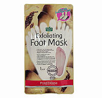 Педикюрные носочки с экстрактами папайи и ромашки Purederm Exfoliating Foot Mask Regular -1 пара