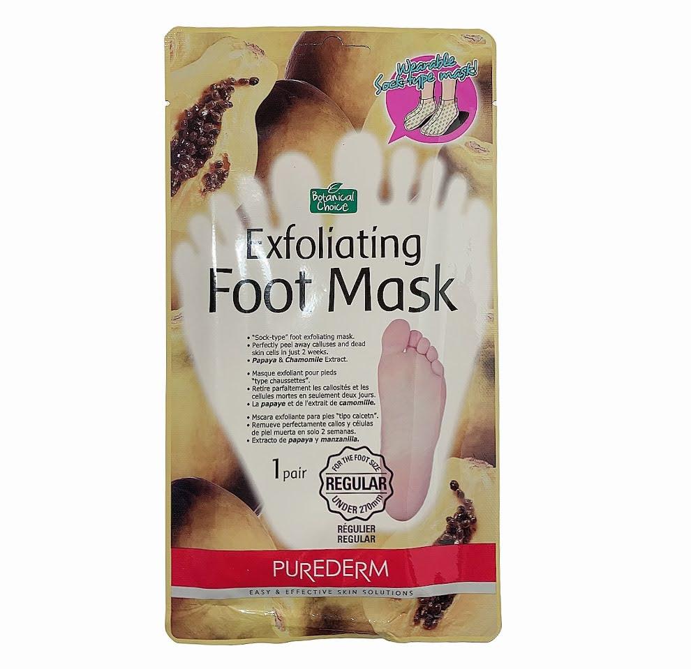 Педикюрні носочки з екстрактами папаї та ромашки Purederm Exfoliating Foot Mask Regular - 1 пара - фото 1 - id-p1168786722