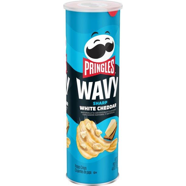 Чіпси Pringles Wavy White Cheddar 137g