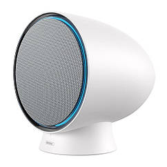 DR Портативна Bluetooth-колонка Remax RB-H9 mini TWS з LED-підсвіткою і пультом white
