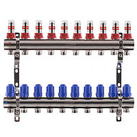 Коллектор для теплого пола с расходомерам KOER 1 x10