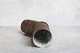 Коліно для водостічної труби з фарбованої сталі коричневий RAL 8017 Мат Ф 100 мм - товщиною 0,45 мм, фото 8