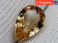 Натуральный природный Топаз свтело-коричневый 13.15CT. 16 x 11 x 8mm