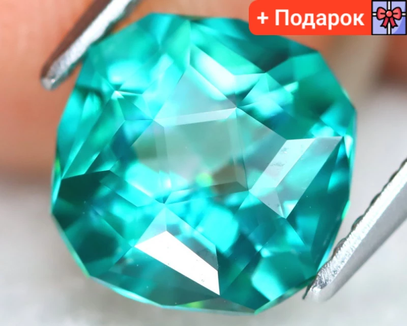 Натуральний топаз 3,18Сt. 8.7 x 8.7 x 5.8mm, фото 1