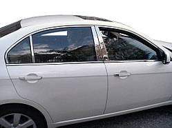 Накладки на стійки (нерж.) для Opel Insignia 2008-2017 рр